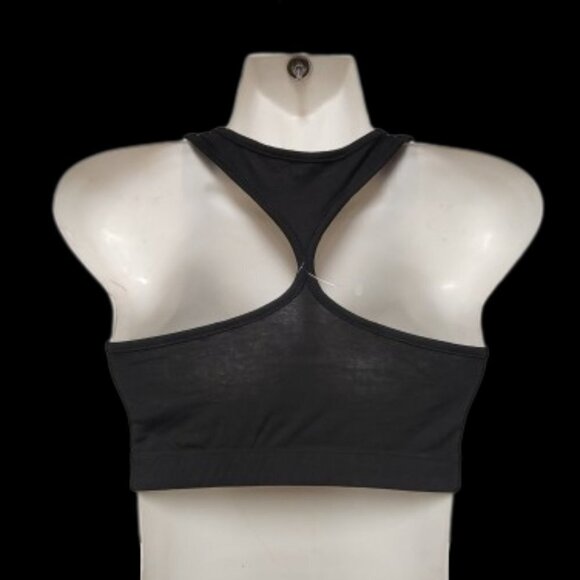 Sexy Black Crop Top Seuquin Tube Top Racer Back Bandeau Short Cami - Size XS/S - Picture 5 of 11